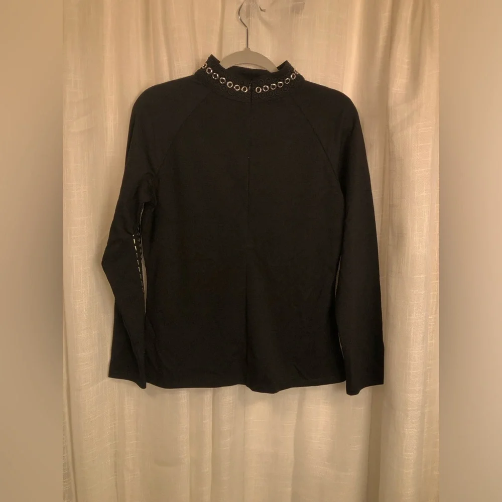 Black Studded Women's Top - Picture 11 of 11